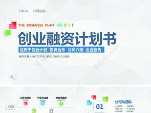 商业投资策划 简洁大气的创业计划与项目总结